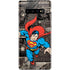 DC Comics Superman Vintage Action pose pattern Galaxy S10 Plus Skin