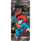 DC Comics Superman Vintage Action pose pattern Galaxy S10 Skin