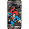 DC Comics Superman Vintage Action pose pattern Galaxy S10e Skin
