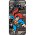 DC Comics Superman Vintage Action pose pattern Galaxy S10e Skin