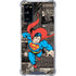 DC Comics Superman Vintage Action pose pattern Galaxy S20 FE Clear Case