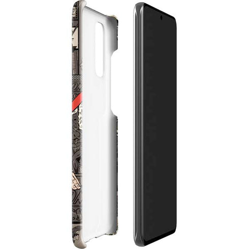 DC Comics Superman Vintage Action pose pattern Galaxy S20 Lite Case