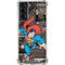 DC Comics Superman Vintage Action pose pattern Galaxy S21 5G Clear Case