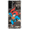 DC Comics Superman Vintage Action pose pattern Galaxy S21 FE Clear Case
