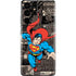 DC Comics Superman Vintage Action pose pattern Galaxy S21 Ultra 5G Skin