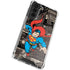 DC Comics Superman Vintage Action pose pattern Galaxy S22 Clear Case