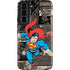 DC Comics Superman Vintage Action pose pattern Galaxy S22 Pro Case
