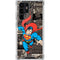 DC Comics Superman Vintage Action pose pattern Galaxy S22 Ultra Clear Case