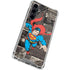 DC Comics Superman Vintage Action pose pattern Galaxy S23 FE Clear Case