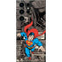 DC Comics Superman Vintage Action pose pattern Galaxy S23 Ultra Skin