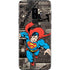 DC Comics Superman Vintage Action pose pattern Galaxy S9 Plus Skin