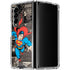 DC Comics Superman Vintage Action pose pattern Galaxy Z Fold4 5G Clear Case