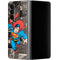 DC Comics Superman Vintage Action pose pattern Galaxy Z Fold4 5G Skin