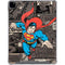 DC Comics Superman Vintage Action pose pattern iPad Pro 12.9in (2020) Clear Case