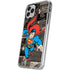 DC Comics Superman Vintage Action pose pattern iPhone 11 Pro Clear Case