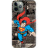 DC Comics Superman Vintage Action pose pattern iPhone 11 Pro Lite Case
