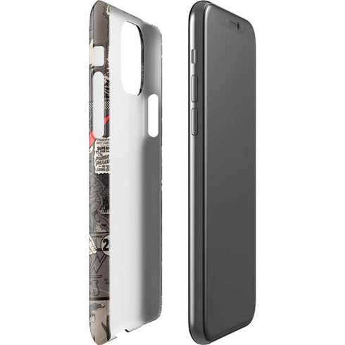 DC Comics Superman Vintage Action pose pattern iPhone 11 Pro Lite Case