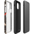 DC Comics Superman Vintage Action pose pattern iPhone 11 Pro Max Impact Case