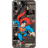 DC Comics Superman Vintage Action pose pattern iPhone 11 Pro Max Skin
