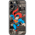 DC Comics Superman Vintage Action pose pattern iPhone 11 Pro Skin