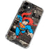 DC Comics Superman Vintage Action pose pattern iPhone 12 Clear Case