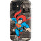 DC Comics Superman Vintage Action pose pattern iPhone 12 Impact Case