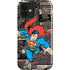 DC Comics Superman Vintage Action pose pattern iPhone 12 Impact Case