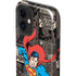 DC Comics Superman Vintage Action pose pattern iPhone 12 Impact Case