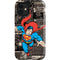 DC Comics Superman Vintage Action pose pattern iPhone 12 Mini Impact Case