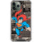 DC Comics Superman Vintage Action pose pattern iPhone 12 Pro Clear Case