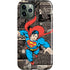 DC Comics Superman Vintage Action pose pattern iPhone 12 Pro Impact Case