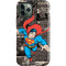 DC Comics Superman Vintage Action pose pattern iPhone 12 Pro Max Impact Case