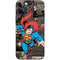 DC Comics Superman Vintage Action pose pattern iPhone 12 Pro Skin