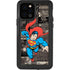 DC Comics Superman Vintage Action pose pattern iPhone 12 Pro Waterproof Case