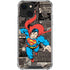 DC Comics Superman Vintage Action pose pattern iPhone 13 Clear Case