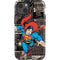 DC Comics Superman Vintage Action pose pattern iPhone 13 Impact Case