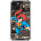 DC Comics Superman Vintage Action pose pattern iPhone 14 Clear Case