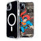 DC Comics Superman Vintage Action pose pattern iPhone 14 MagSafe Case