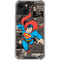 DC Comics Superman Vintage Action pose pattern iPhone 14 Plus Clear Case
