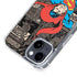 DC Comics Superman Vintage Action pose pattern iPhone 15 Plus MagSafe Case