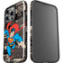 DC Comics Superman Vintage Action pose pattern iPhone 14 Pro Impact Case