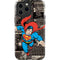 DC Comics Superman Vintage Action pose pattern iPhone 15 Pro Max Impact Case