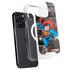DC Comics Superman Vintage Action pose pattern iPhone 14 Pro Max MagSafe Case