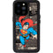 DC Comics Superman Vintage Action pose pattern iPhone 14 Pro Max Waterproof Case