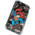 DC Comics Superman Vintage Action pose pattern iPhone SE (2nd & 3rd Gen) Clear Case
