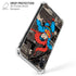 DC Comics Superman Vintage Action pose pattern iPhone XR Clear Case