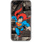 DC Comics Superman Vintage Action pose pattern iPhone XR Skin