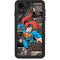 DC Comics Superman Vintage Action pose pattern iPhone XR Waterproof Case