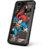 DC Comics Superman Vintage Action pose pattern iPhone XR Waterproof Case