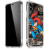 DC Comics Superman Vintage Action pose pattern iPhone XS Max Clear Case